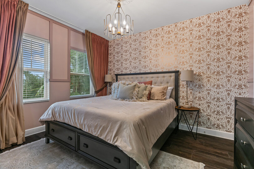 Elegant Master suite on the second floor.