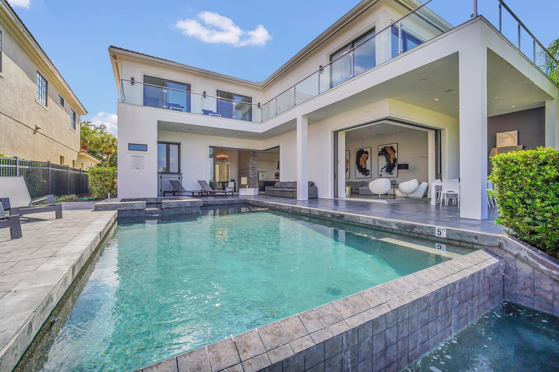 Soak up the sun's rays while enjoying a refreshing swim in the infinity edge pool