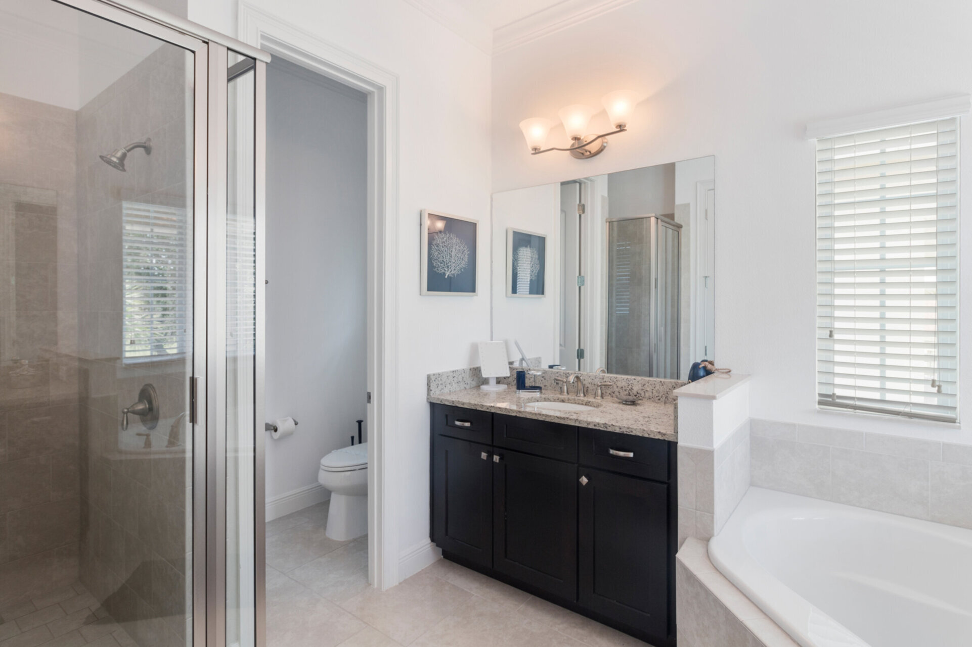 Beautiful ensuite master bathroom