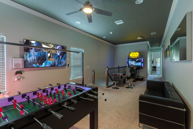 Plus a flat screen TV for your entertainment