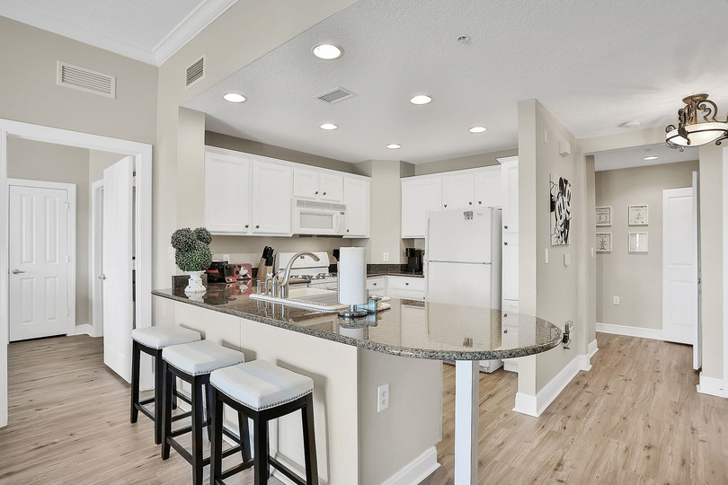 Prepare a delicious meal in the fully furnished kitchen
