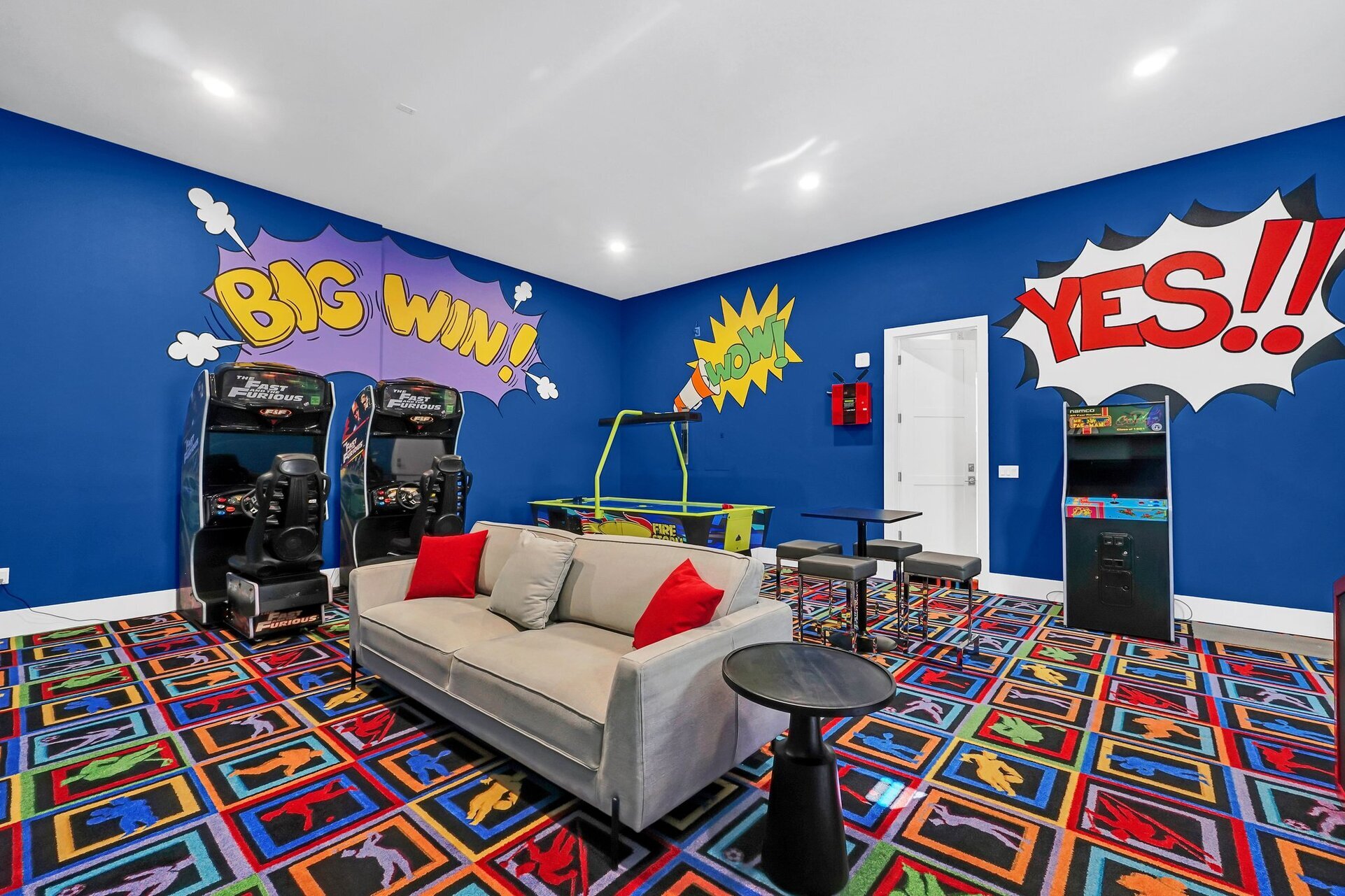 Step into the ultimate entertainment haven with our luxurious game room, where every challenge becomes a memory.
