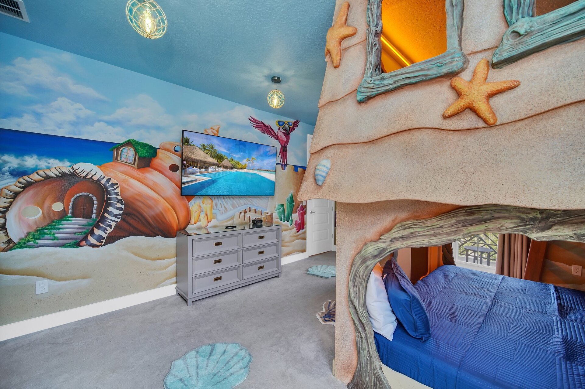Enjoy this out of this world experience when you stay in this bedroom