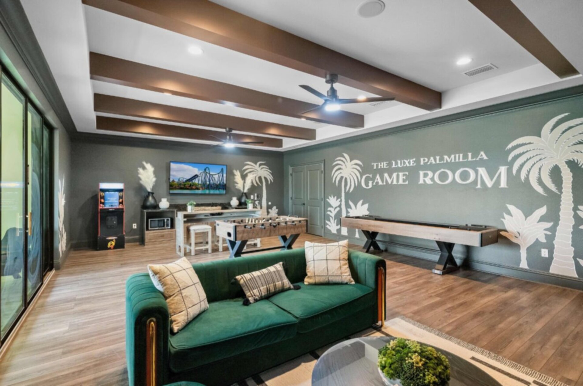 Perfect for the family to go hang out in the evenings and play games