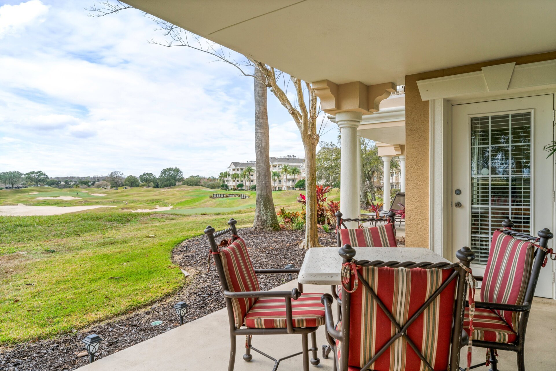 Breathtaking views of the golf course, a perfect spot for morning coffee or evening relaxation