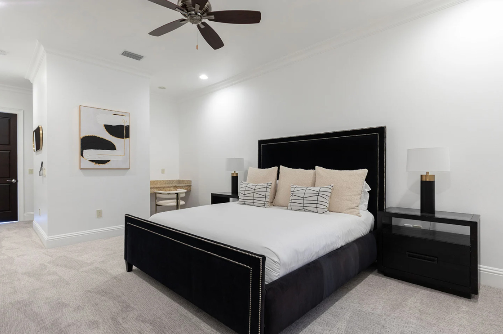Enjoy restful nights on this incredibly soft King bed, crafted for supreme comfort and relaxation after a busy day