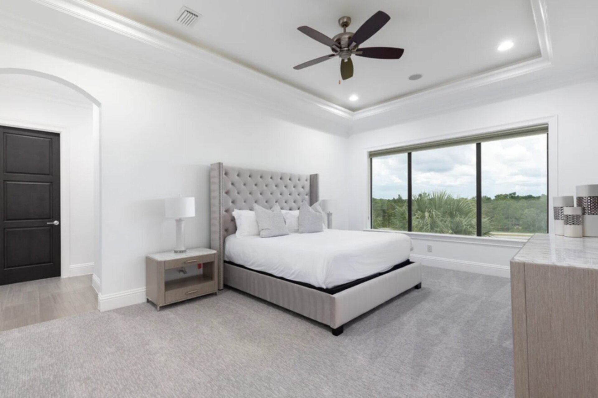 Sink into comfort with this indulgent King bed, offering a serene and inviting space for unwinding and relaxation