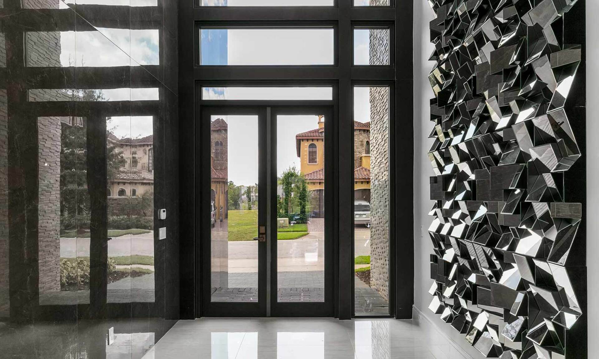 25 Foot High Glass Entry