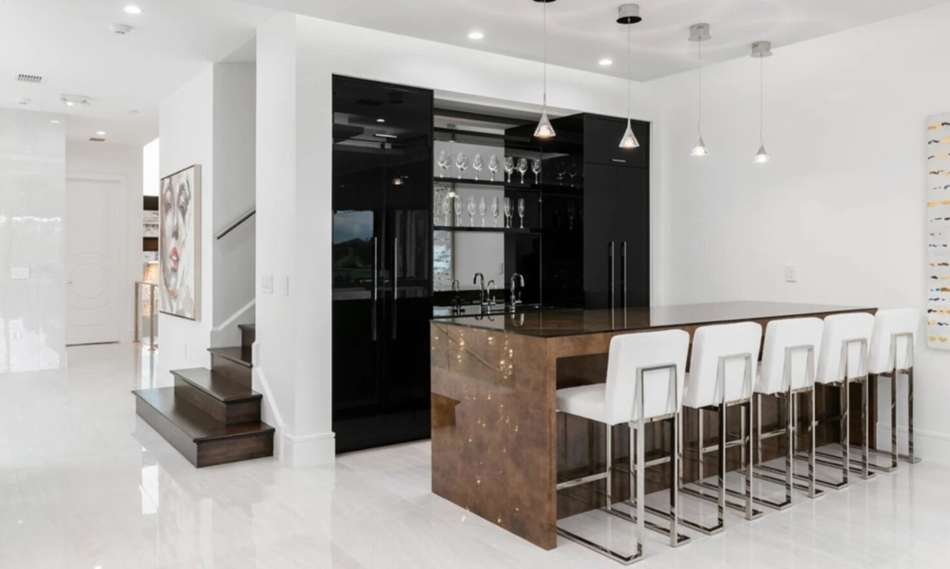 Second Floor Gathering Room Wet Bar