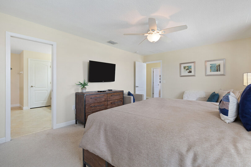 Each suite complete with a SMART TV