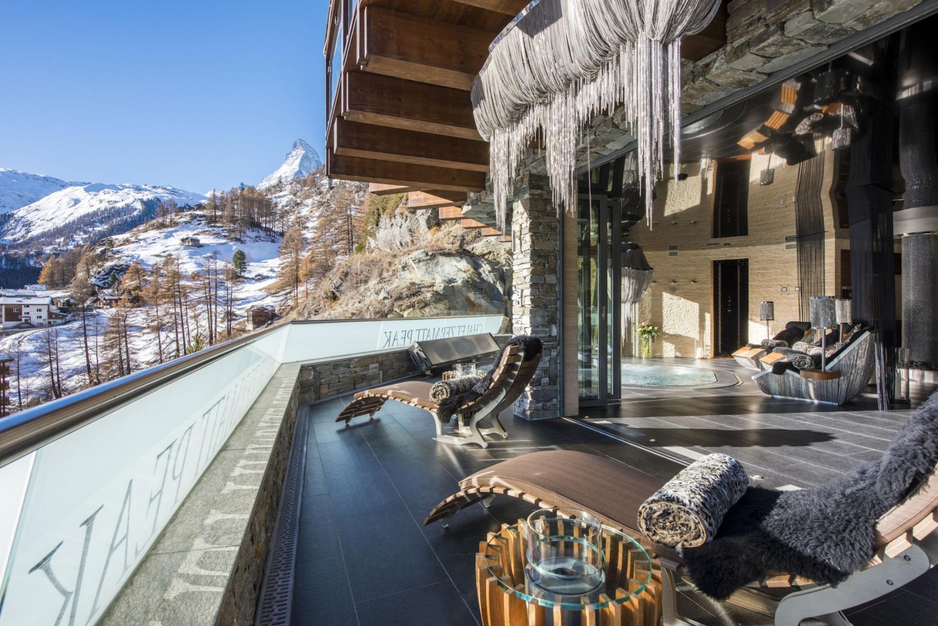 Matterhorn Views & Alpine Elegance, Luxury Valais Chalet 1407