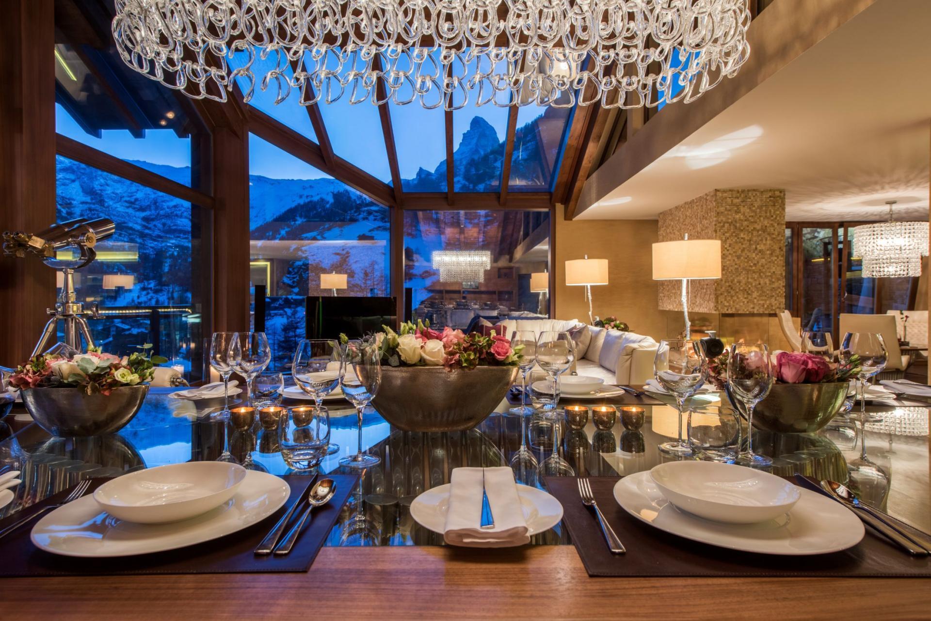 Matterhorn Views & Alpine Elegance, Luxury Valais Chalet 1407