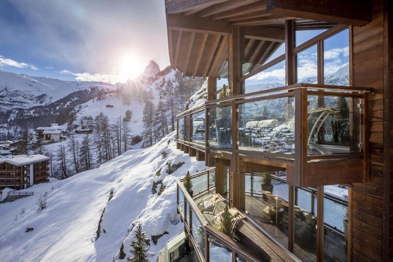 Matterhorn Views & Alpine Elegance, Luxury Valais Chalet 1407