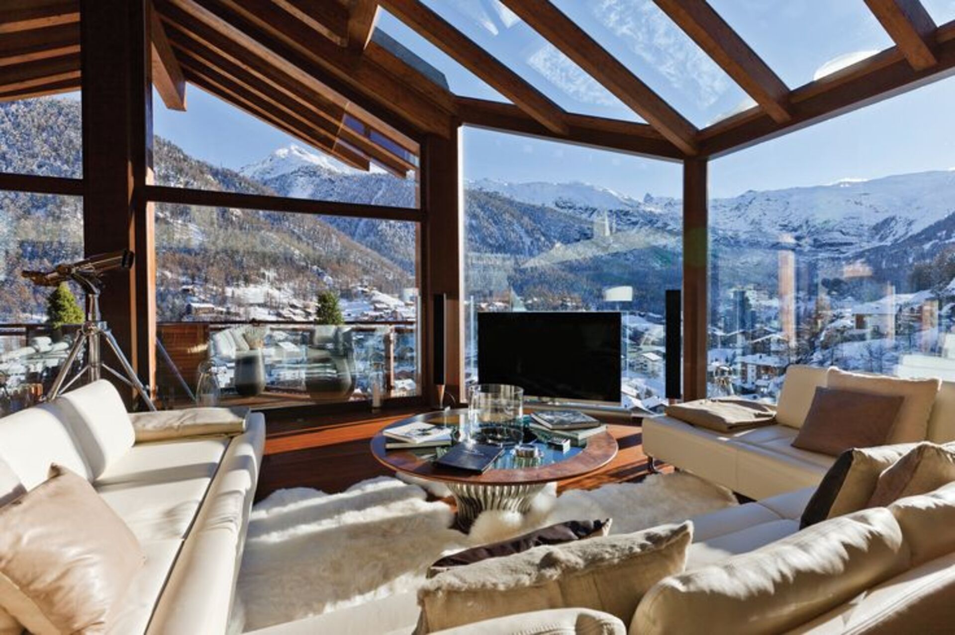 Matterhorn Views & Alpine Elegance, Luxury Valais Chalet 1407