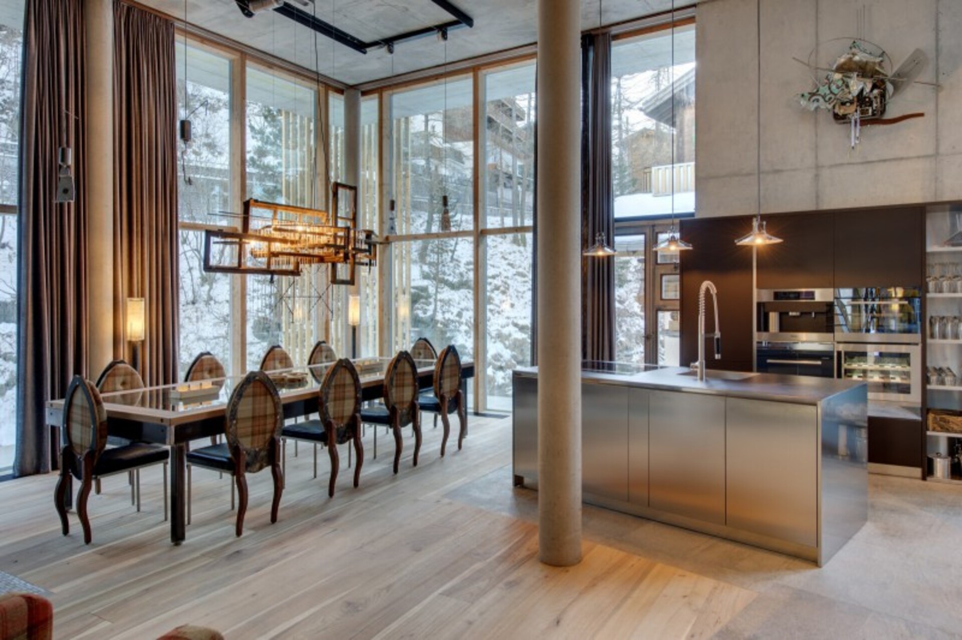 A Loft of Grandeur Beneath the Matterhorn, Valais Chalet 1204