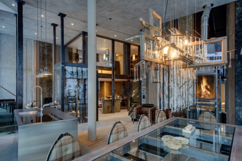 A Loft of Grandeur Beneath the Matterhorn, Valais Chalet 1204