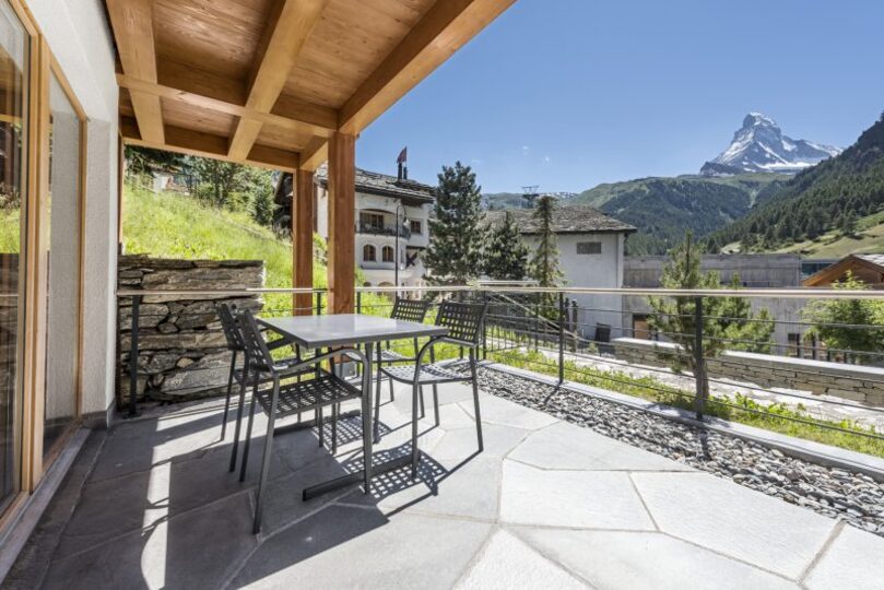 A Tranquil Garden Retreat Beneath the Matterhorn 1019, Zermatt, Switzerland