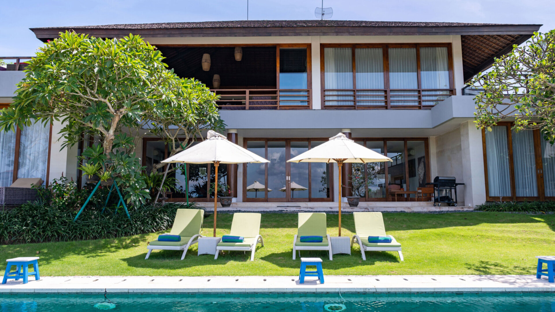 Property view from the pool