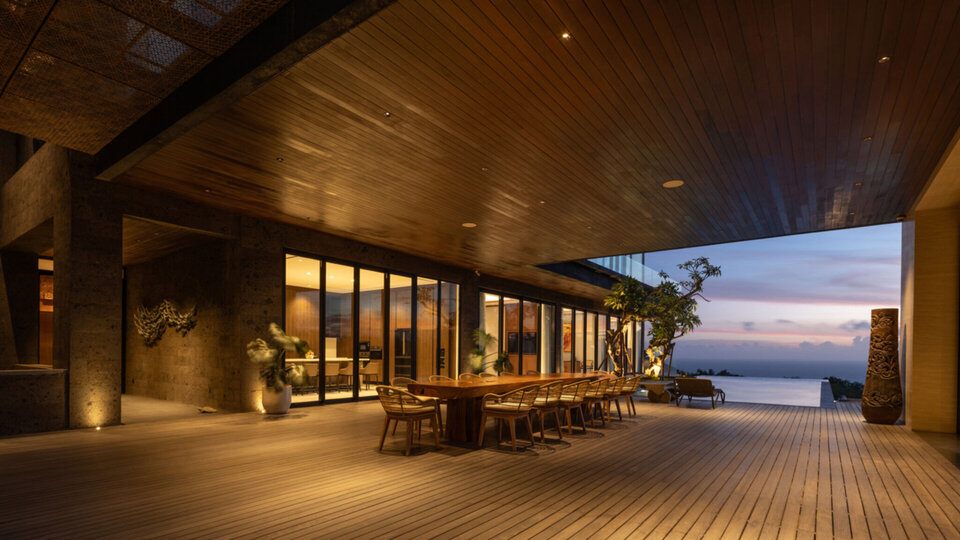 Villa BIE - Serene nightfall view