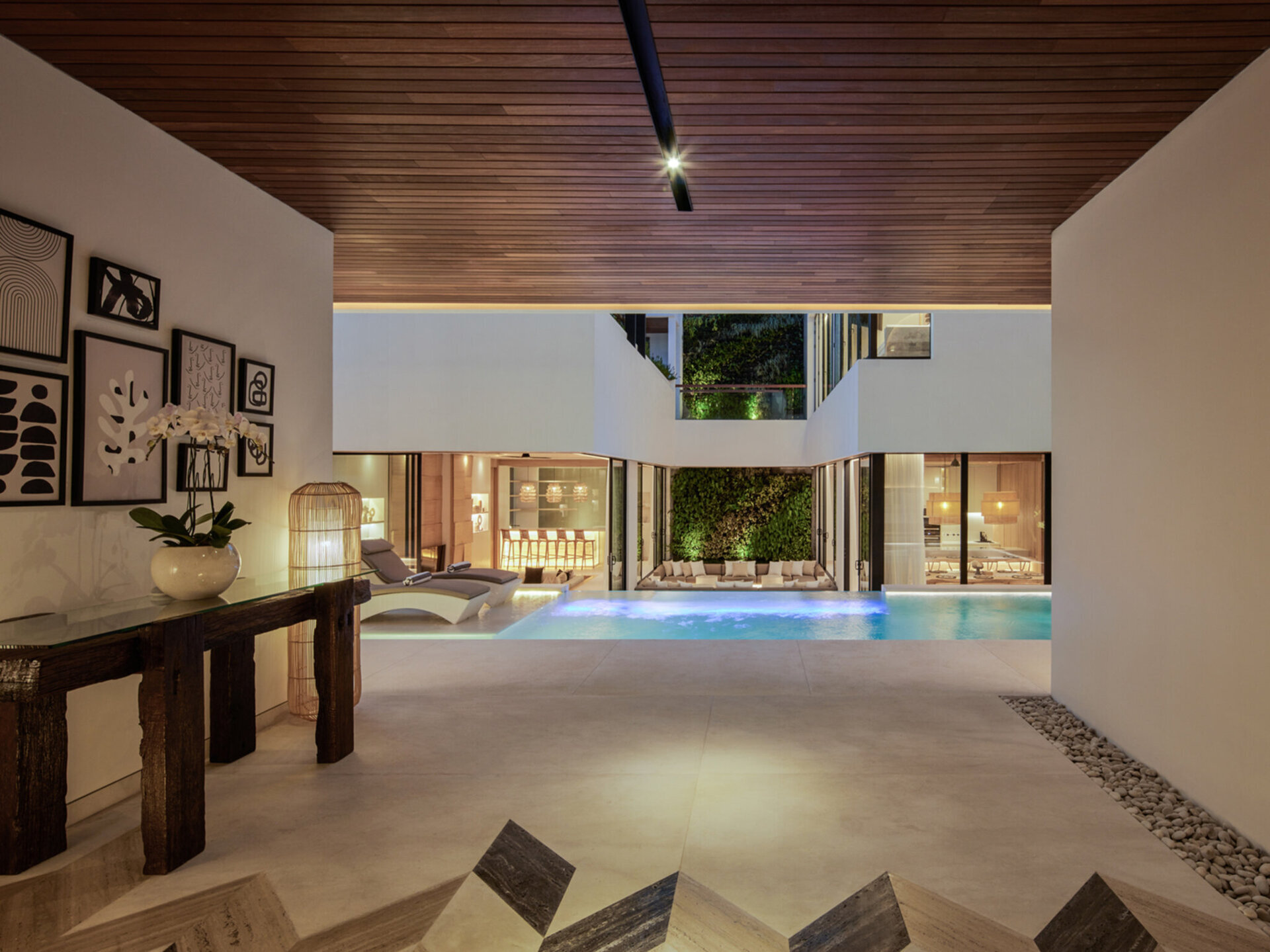 From pool to interiors