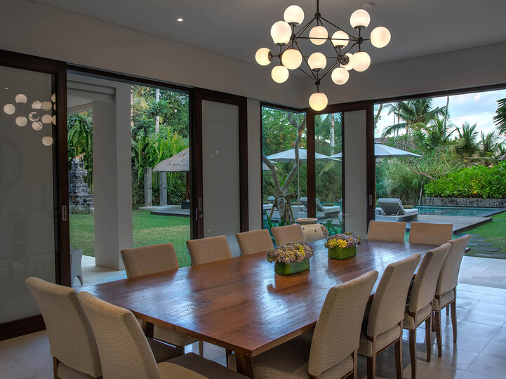 The dining room
