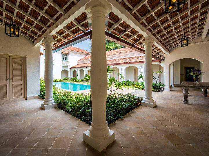 View to pool