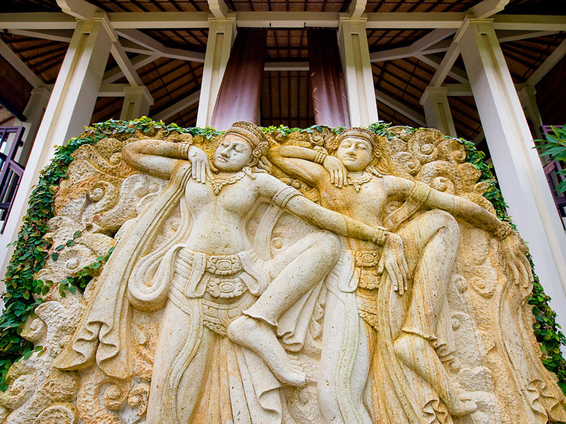 Wall carving