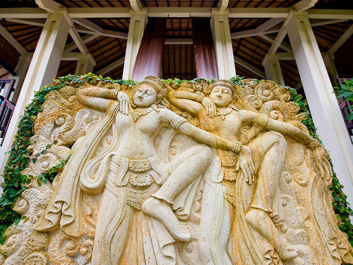 Wall carving