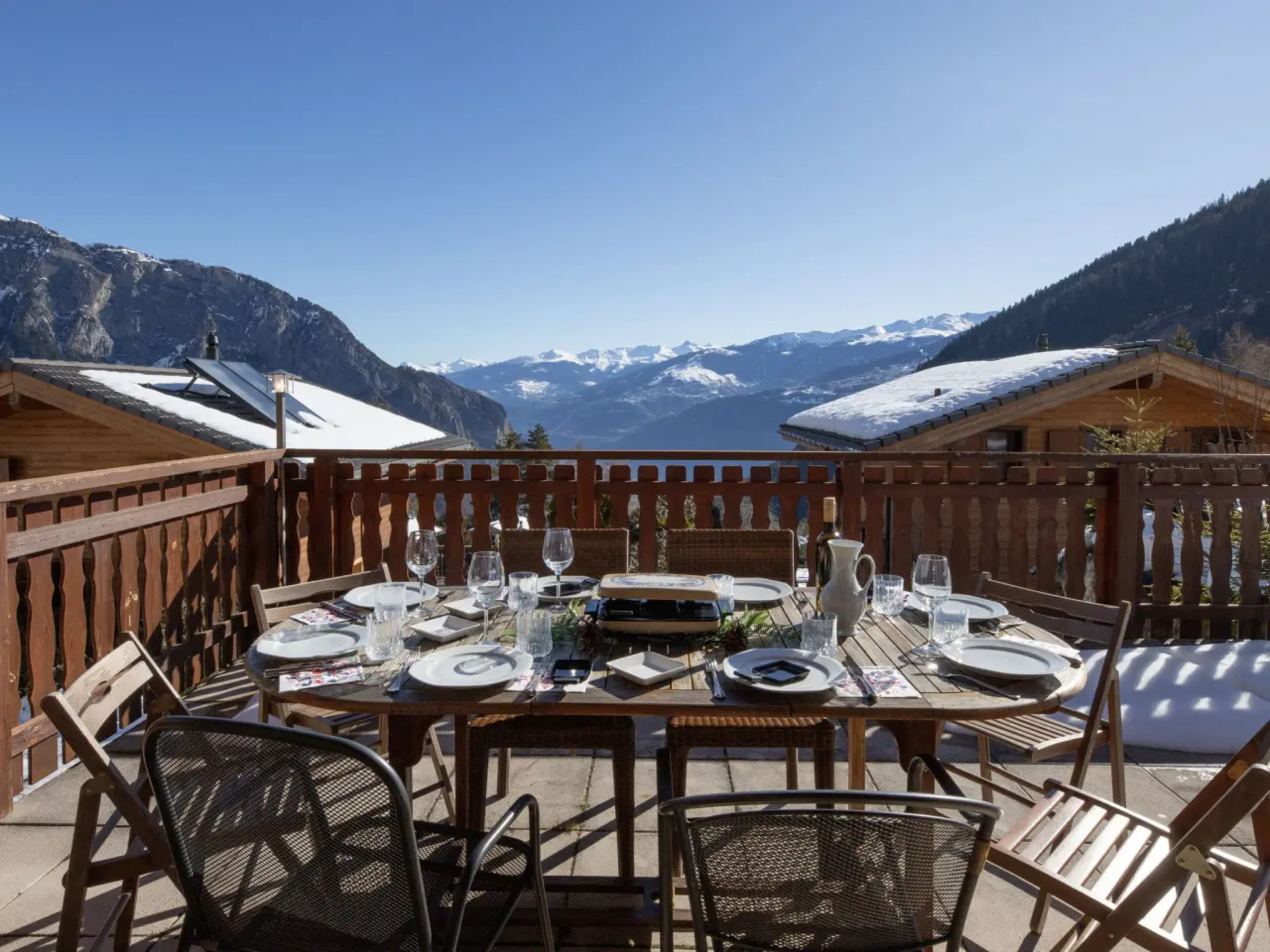 Spectacular Chalet in Chamoson City, 1282