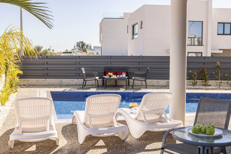 5 Star Villa Protaras Hestia Seaside - Luxury Coastal Retreat