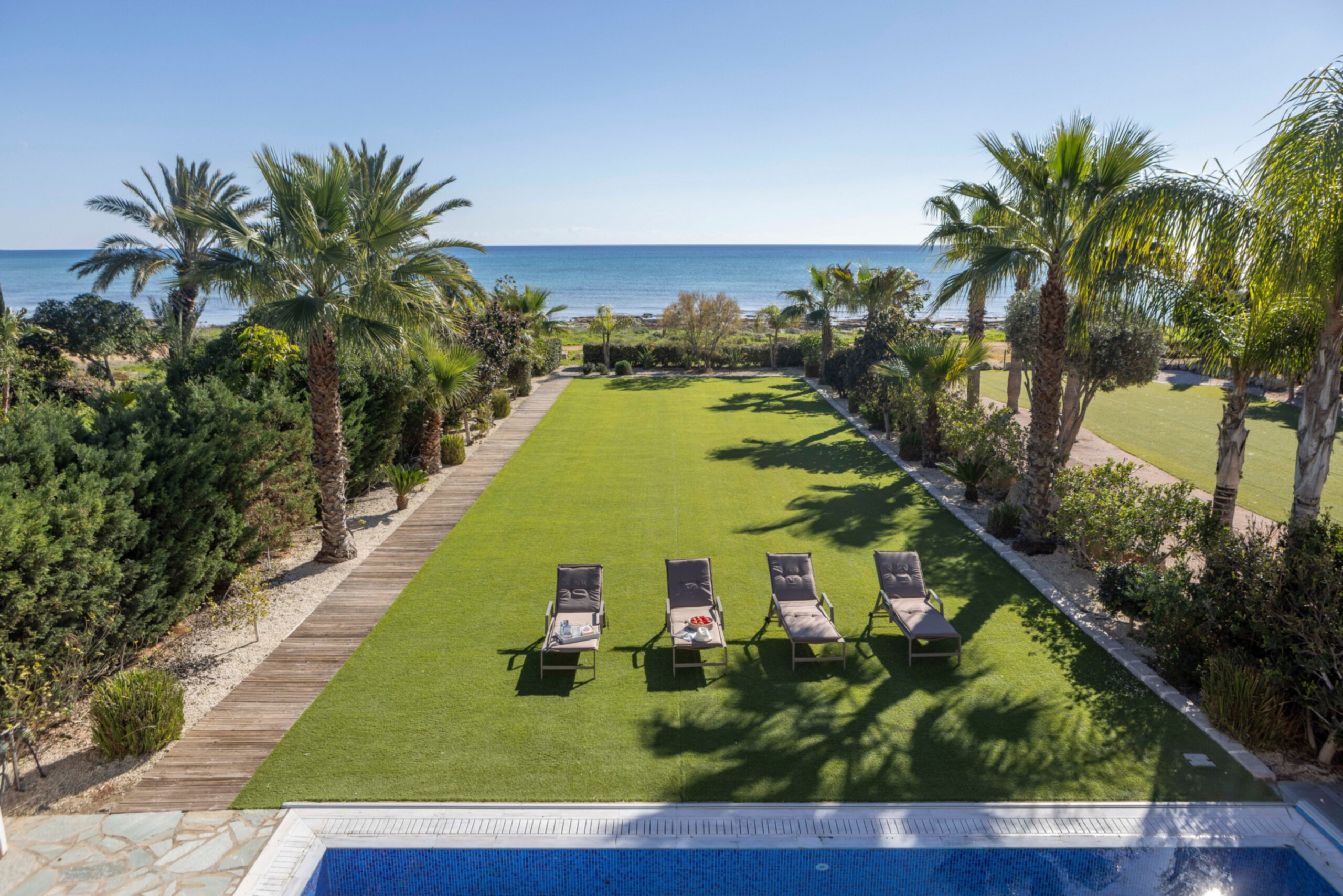 5 Star Villa Ayia Napa Ionion Seafront - Luxury Beachfront Escape