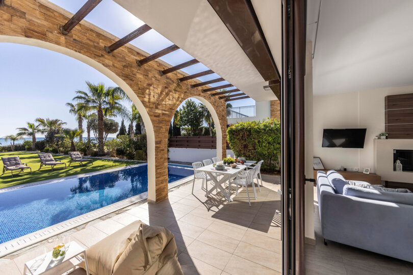 5 Star Villa Ayia Napa Ionion Seafront - Luxury Beachfront Escape