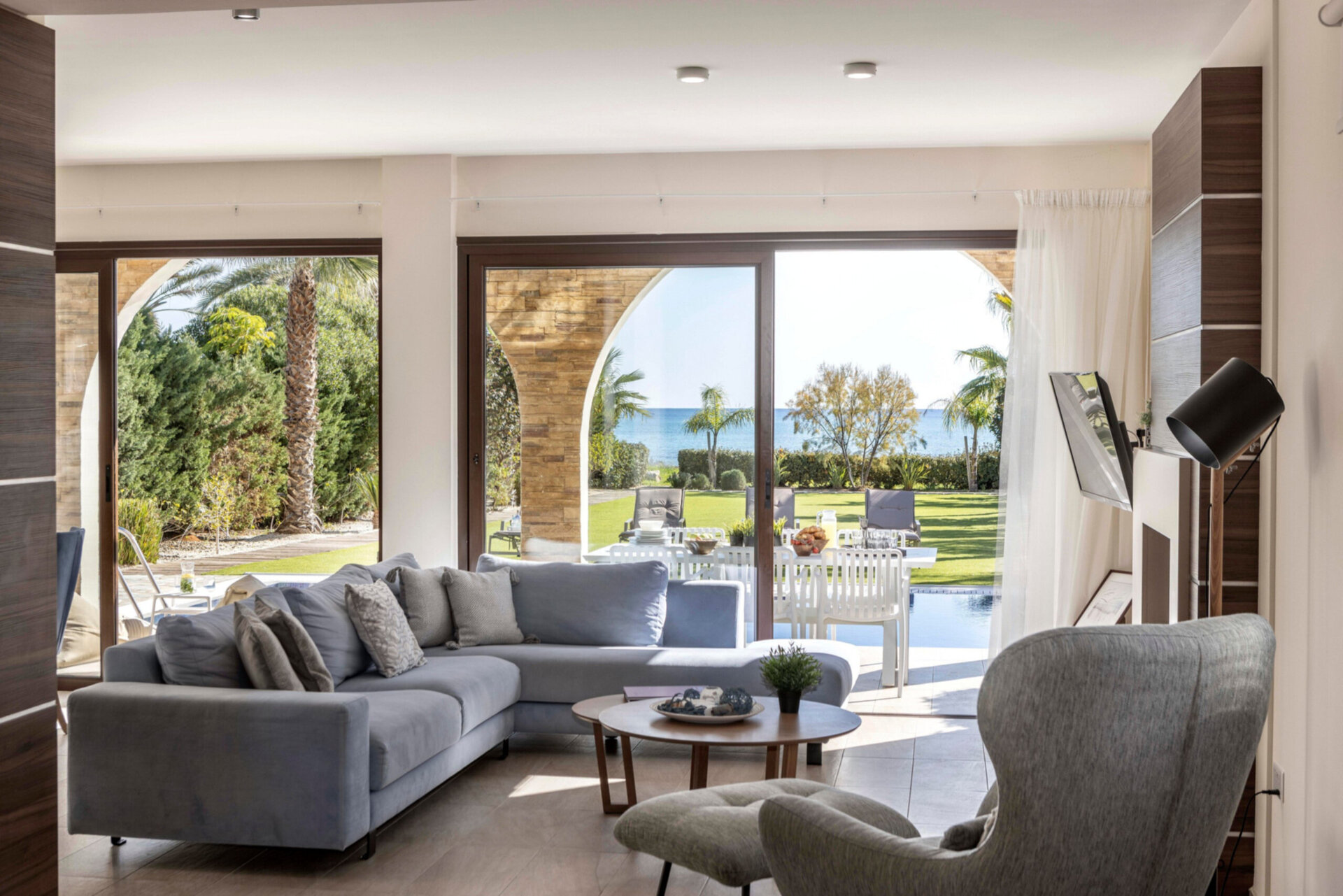 5 Star Villa Ayia Napa Ionion Seafront - Luxury Beachfront Escape