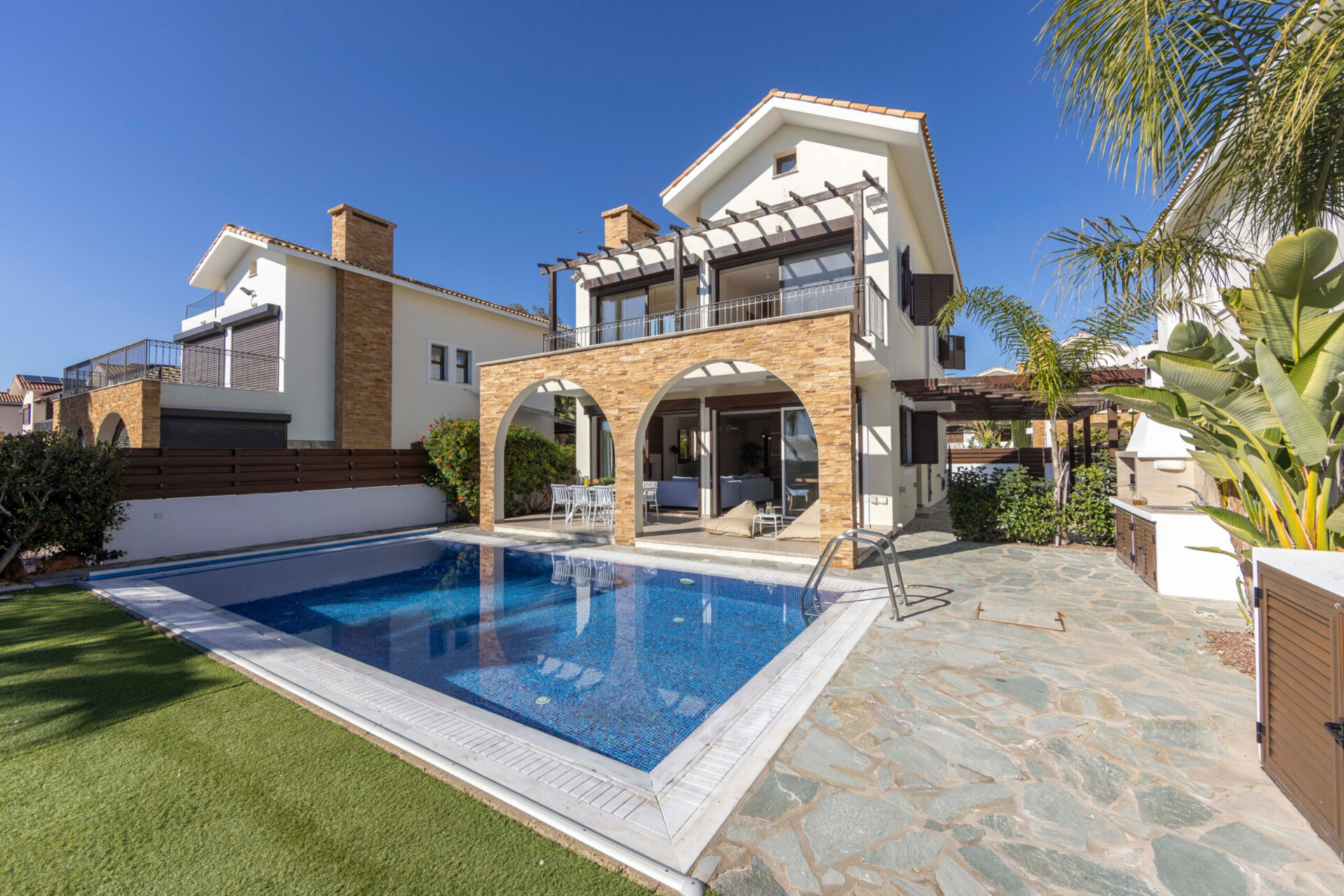 5 Star Villa Ayia Napa Ionion Seafront - Luxury Beachfront Escape