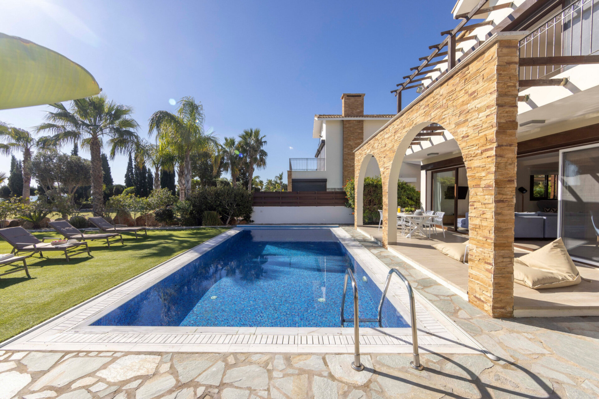 5 Star Villa Ayia Napa Ionion Seafront - Luxury Beachfront Escape