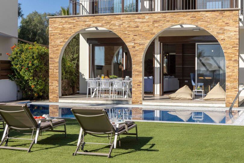 5 Star Villa Ayia Napa Ionion Seafront - Luxury Beachfront Escape