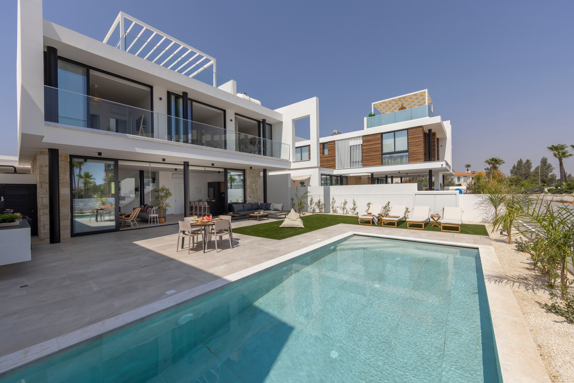 5 Star Villa Protaras Aqua Pearl - Luxury Heated Pool Retreat