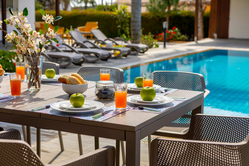 5 Star Villa Cape Greco Palm Oasis - Private Garden Retreat