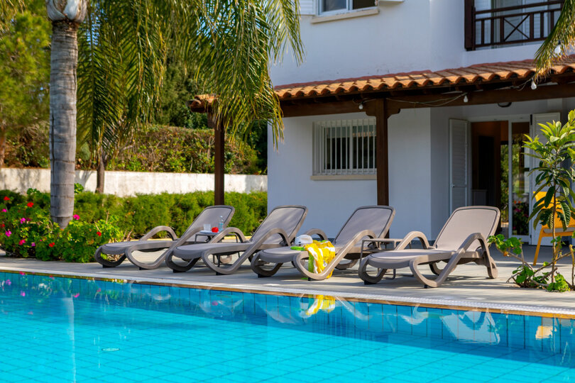 5 Star Villa Cape Greco Palm Oasis - Private Garden Retreat