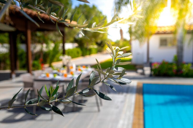 5 Star Villa Cape Greco Palm Oasis - Private Garden Retreat