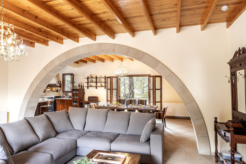 5 Star Villa Troodos Mature Pine Chalet - Forest Mountain Escape