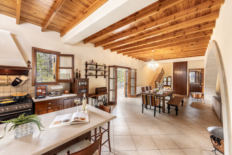 5 Star Villa Troodos Mature Pine Chalet - Forest Mountain Escape