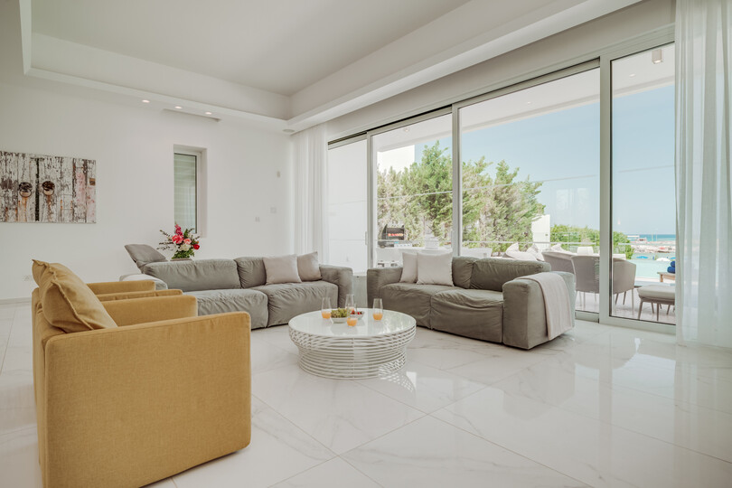 5 Star Villa Blue Waves Protaras Beachfront 3 - Beachfront Escape
