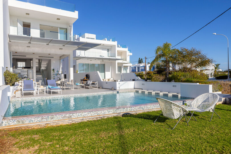 5 Star Villa Elaia Seafront - Panoramic Coastal Escape, Paralimni, Cyprus