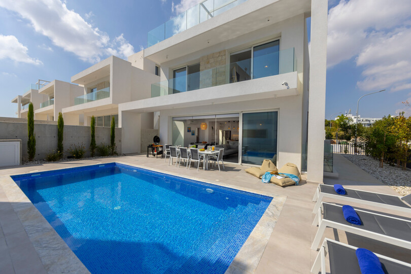 5 Star Villa Protaras Bay View Villa - Panoramic Sea View Retreat.