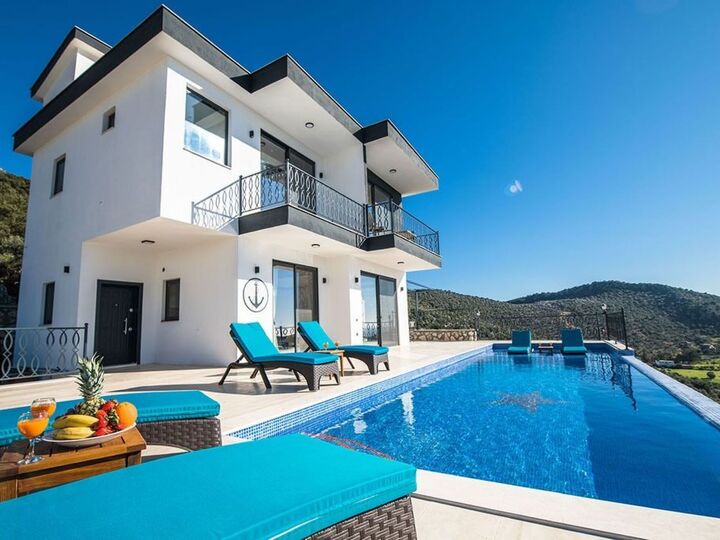 3-Bed House with Private Pool in Kas, Sleeps 6, 1093, Antalya, Türkiye