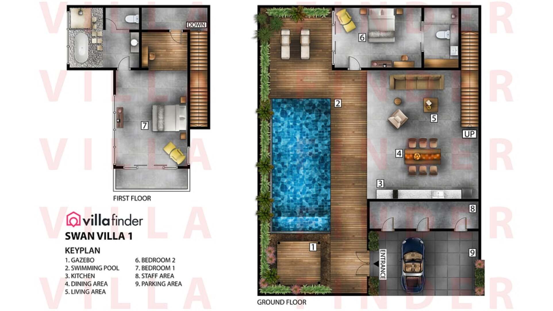5 Star Swan Villa 1 – Tropical Seminyak Escape