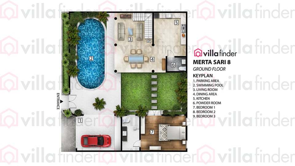 5 Star Villa Merta Sari 8 - Seminyak Serenity