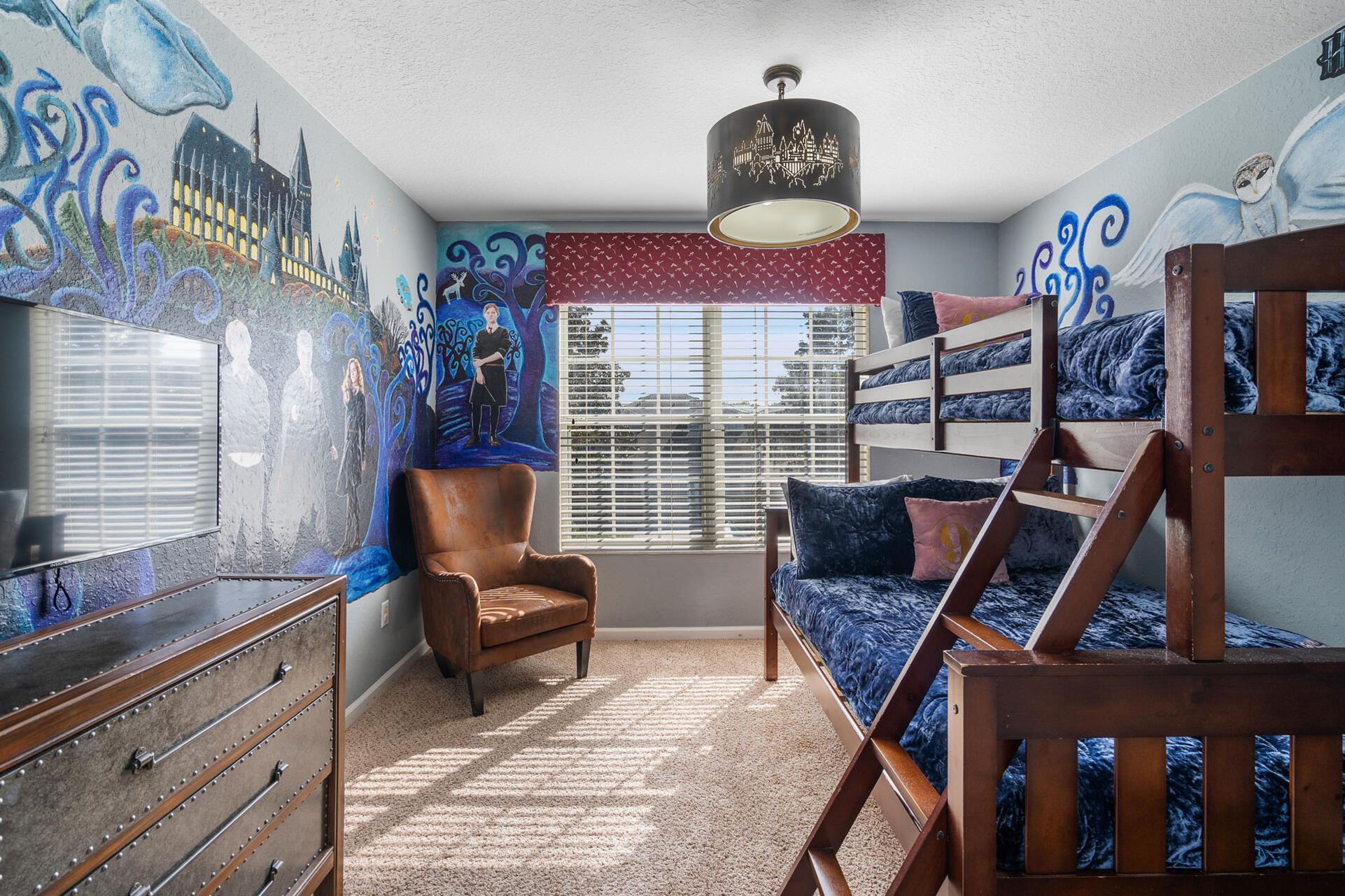 Twin/Double Bunk Bedroom 5 Upstairs Harry Potter Theme