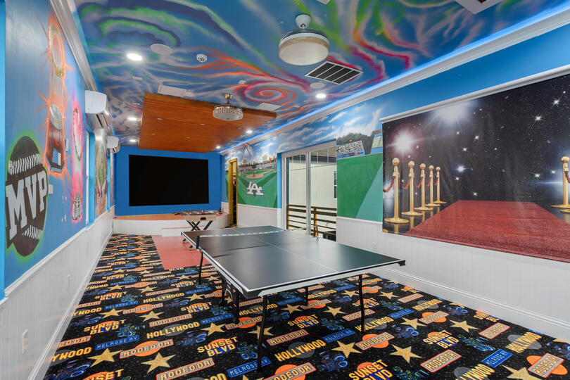 Game Room 2(2nd Floor) overlooking the pool/ Ping Pong Table/Foosball